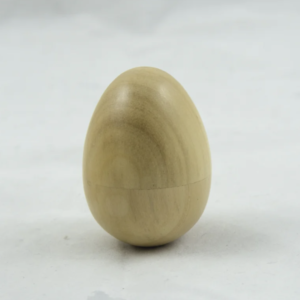 Handcrafted Wooden Egg-Shape Shaker