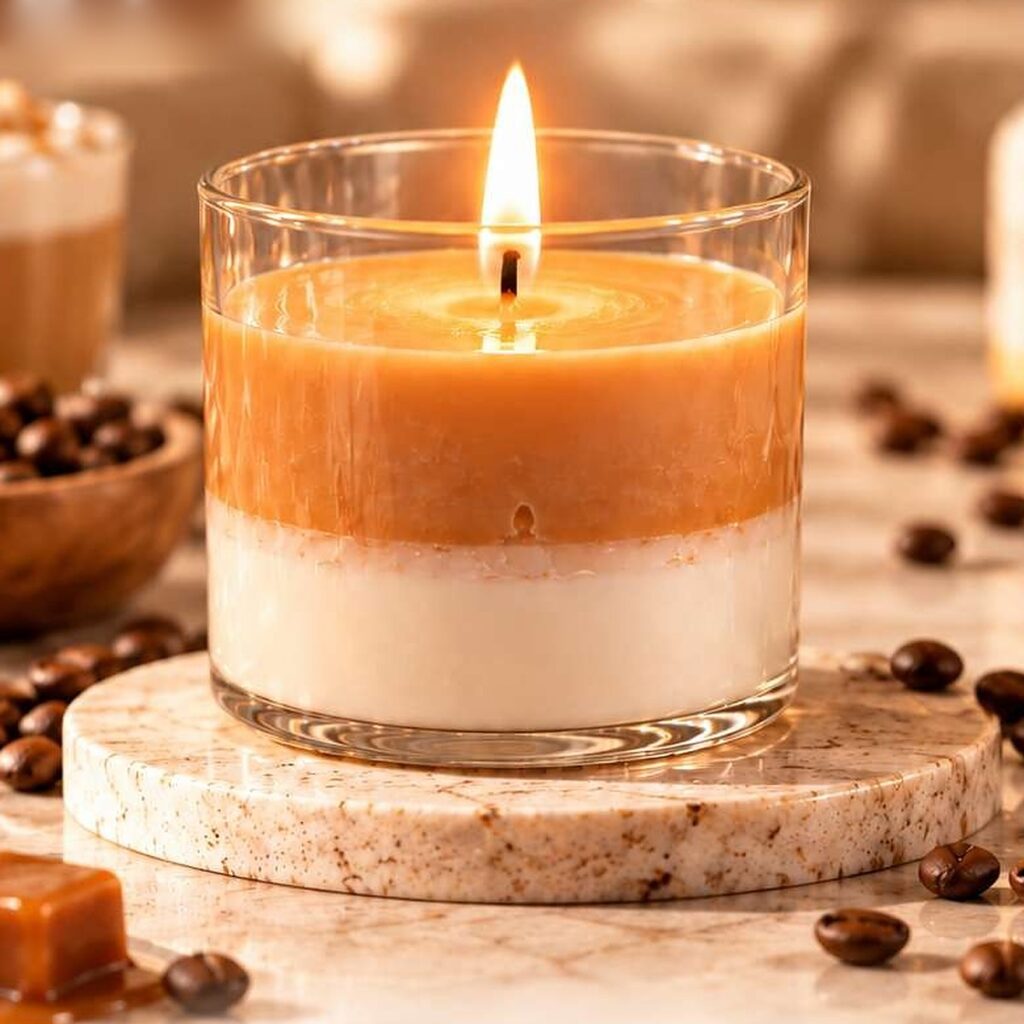 Caramel Latte candle