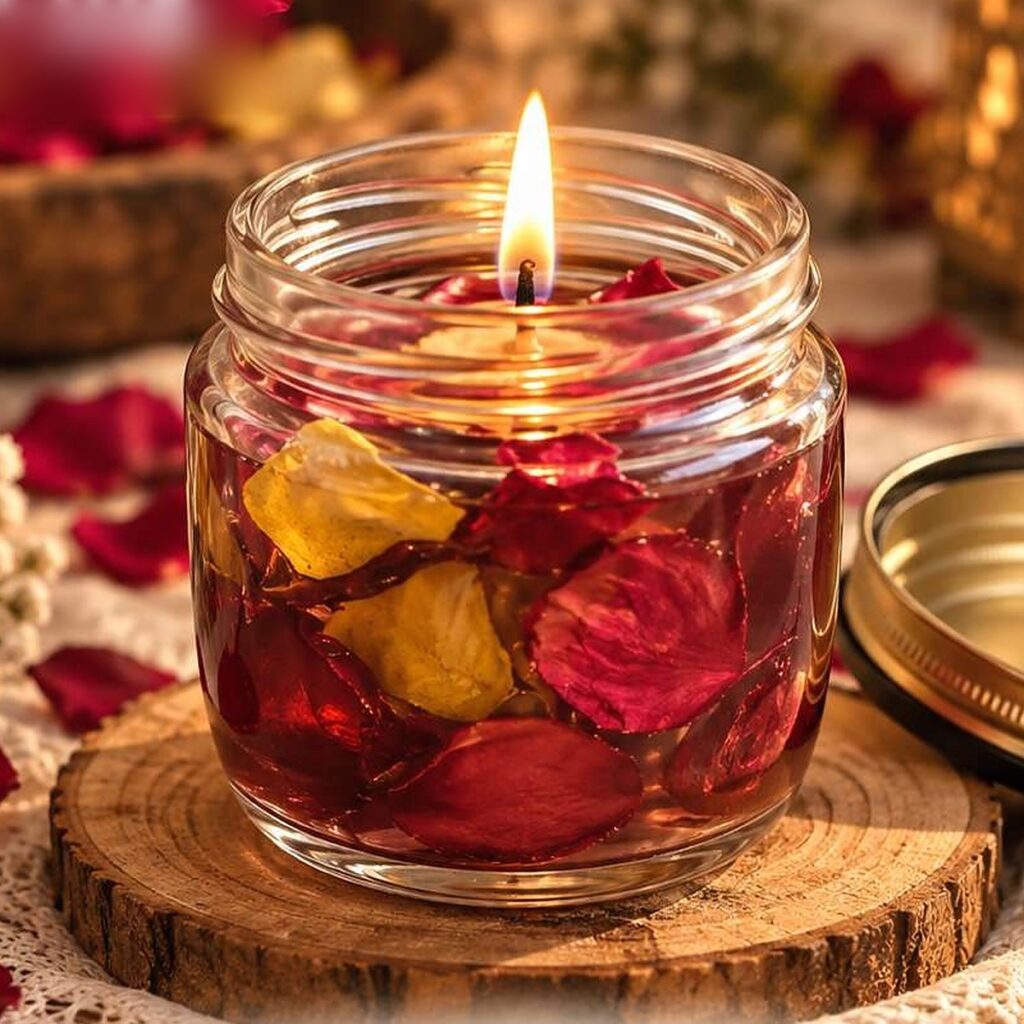 Rose Petal Luxe candle